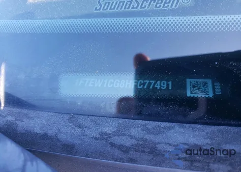 2017 Ford F150 Supercrew из США, поврежденный, VIN 1FTEW1CG8HFC77491